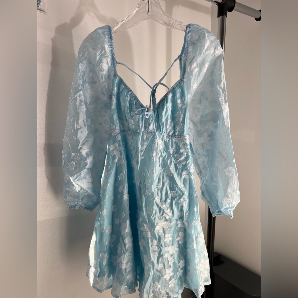 Marceau Mini Blue Dress Princess Polly